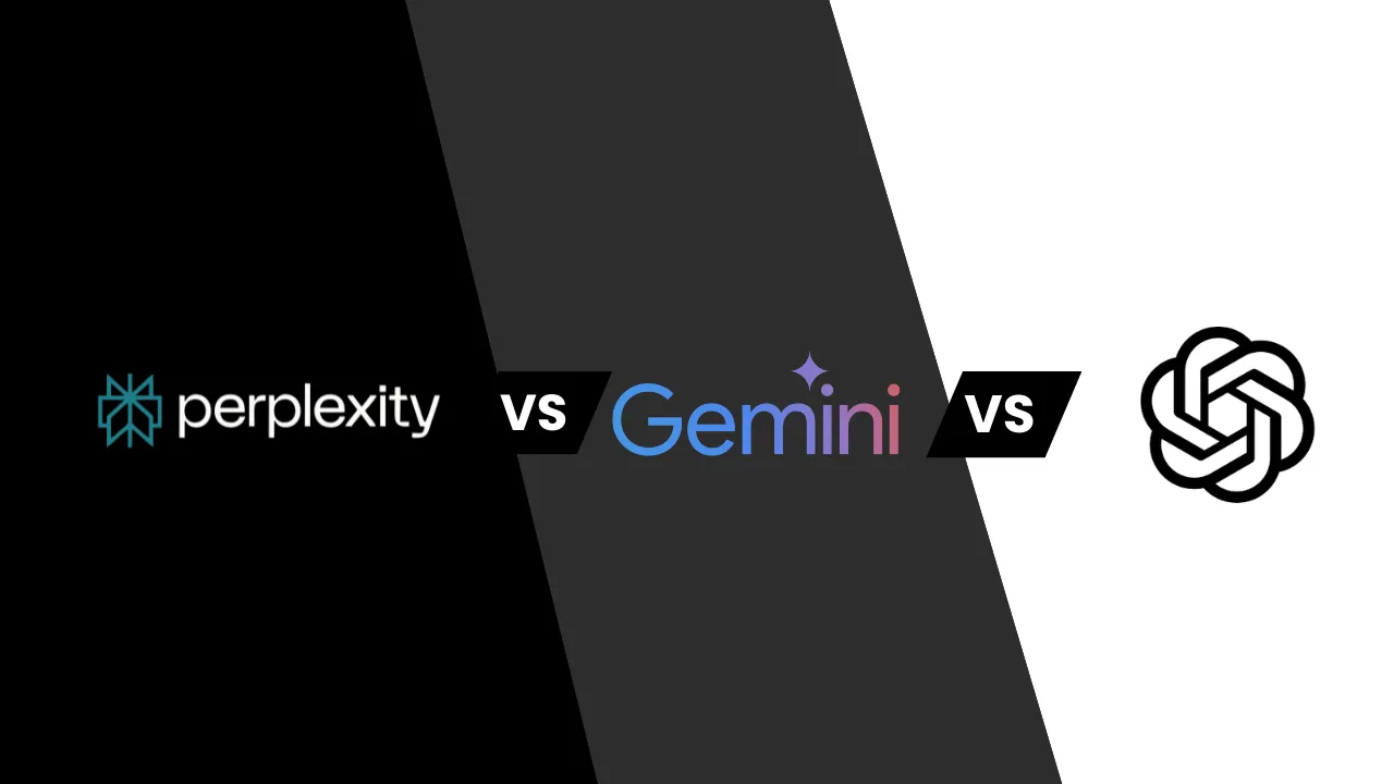 ChatGPT vs Gemini vs Perplexity
